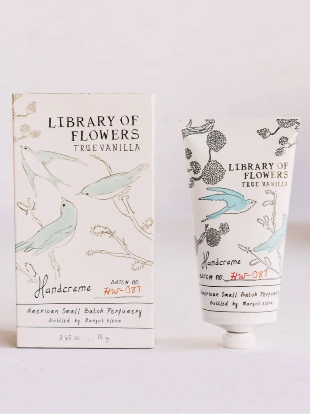 LIBRARY OF FLOWERS TRUE VANILLA HANDCREME 2.65oz  BRAND NEW/SEALED